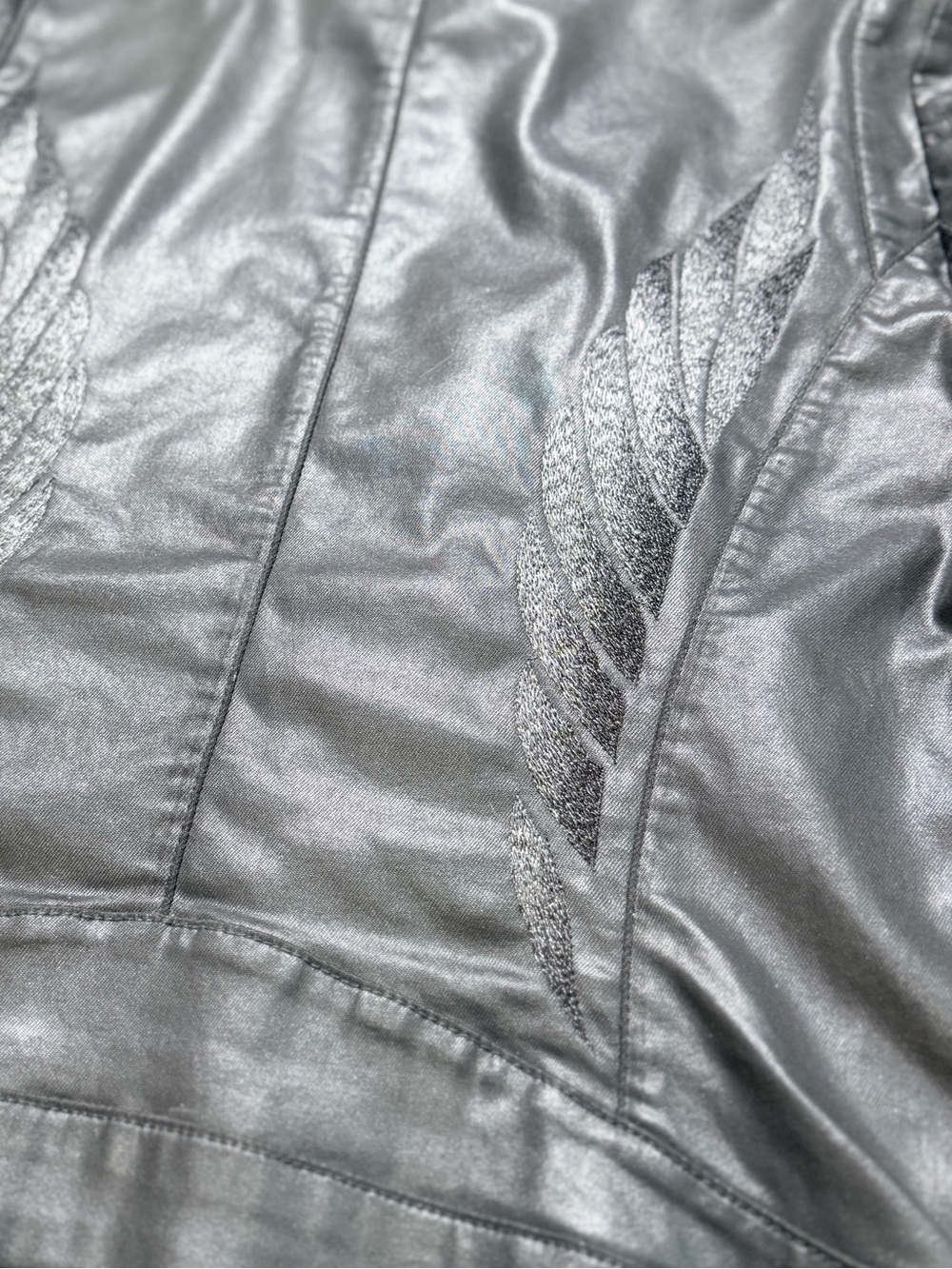 Harley-Davidson Winged Back Coated Jacket Black Women’s M 98402-19VW - Picture 5 of 14